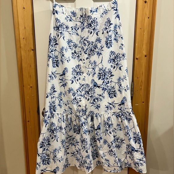 Antonio Melani x Born on Fifth Blue and White Floral Set Size 14 - Picture 6 of 14